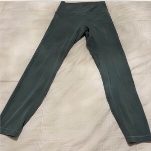 Lululemon seafoam Green Leggings size 6